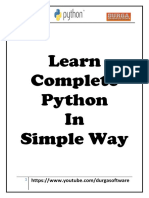27 Python Database Programming Study Material PDF