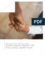 Sports Injury Benefit On The Classic Smart Plan: Discovery Health Medical Scheme