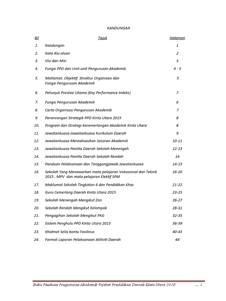 3buku Panduan Pengurusan Akademik Pdf