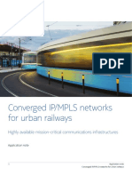 Nokia Converged IP MPLS Networks For Urban Railways Application Note EN