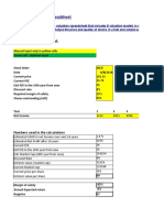 The Expected Returns Stock Valuation