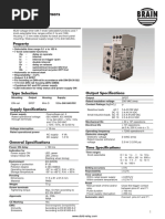 Types DMB51 Multifunction Timers: Product Description