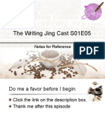 Writing Jing Cast S01E05