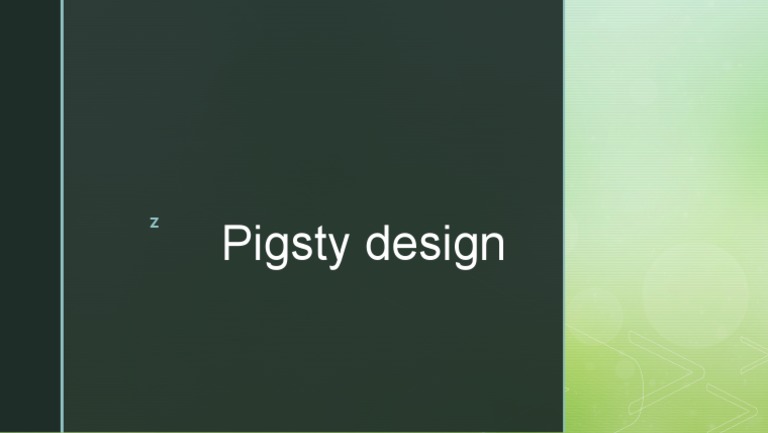 Innovative Pigsty Design Ideas | PDF