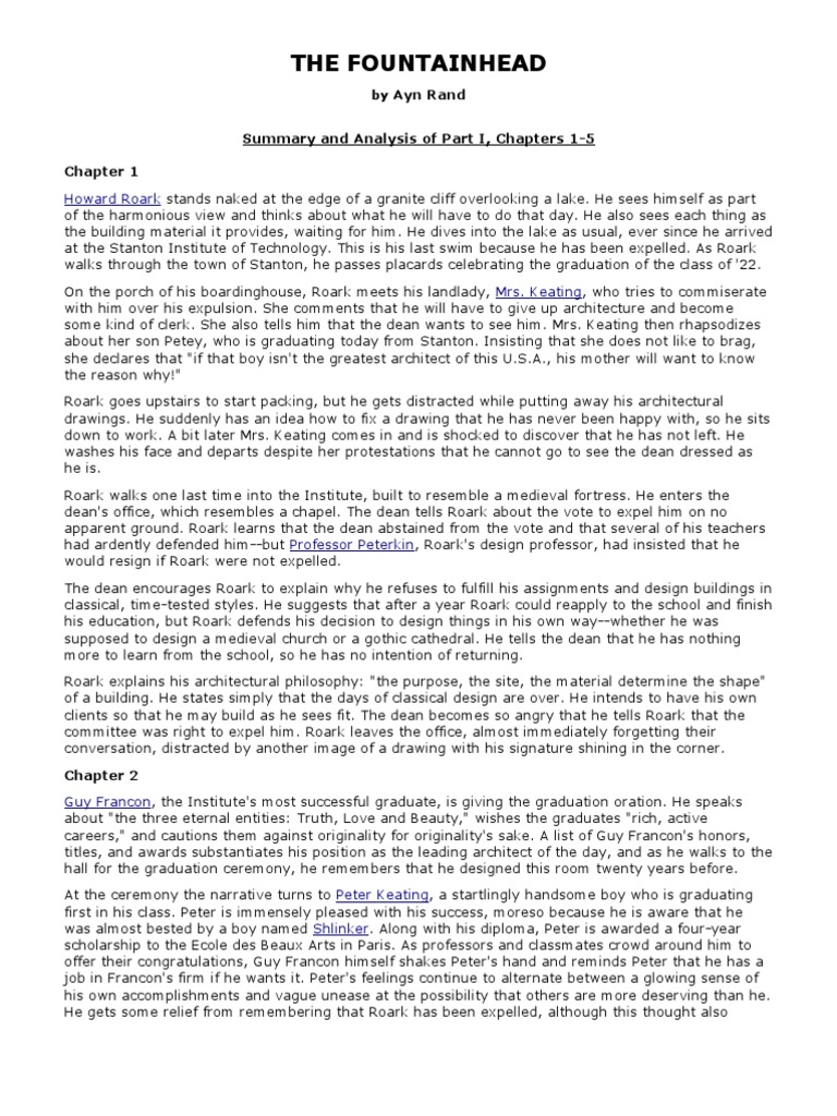 The Fountainhead | PDF