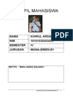 Profil Mahasiswa Khoirul Ardani