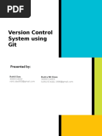 Version Control System Using Git