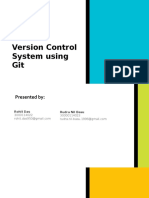 Version Control System Using Git