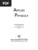 Pplied Hysics-Ii: Vayu Education of India