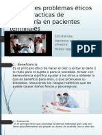 Principales Problemas Éticos en Las Practicas de Enfermería