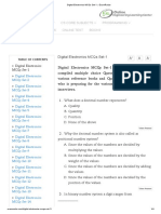 Digital Electronics MCQs Set-1 