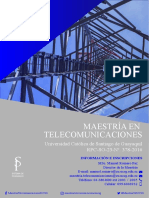 Brochure Maestría Telecomunicaciones PDF