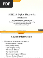 SEE1223: Digital Electronics