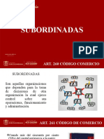 SUBORDINADAS