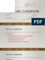 Virtual Classroom: Pedagogical Dimensions of English