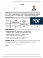 Job Exp Resume in PDF