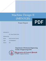 Machine Design II (MEN3120) : Project Report