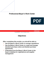 Professional Buyer's Work Center