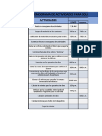 Cronograma de Actividades