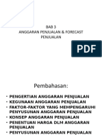 Bab 2 Anggaran Penjualan & Forecast Penjualan