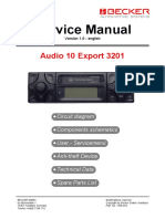 Service Manual: Audio 10 Export 3201