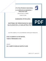 Sistema de Resonancia Magnética Nuclear en La Industria Petrolera PDF