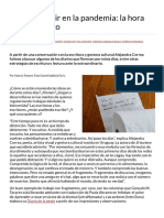 Eterna Cadencia - Leer y Escribir en La Pandemia, La Hora Del Fragmento PDF