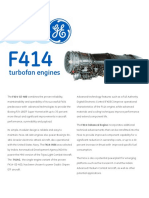 GE F414 turbofan engines power key military aircraft