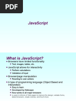 Javascript PPT For School | PDF | Java Script | Computer Engineering