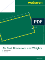 Air Duct Dimensions and Weights Data Sheet EN PDF