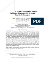 Pedestrian Wind Environment Around Buildings: Literature Review and Practical Examples