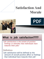 RAJESH GOMRA PPT On Job Satisfaction and Morale