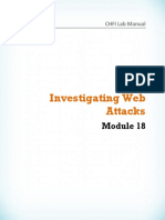 Investigating Web Attacks: CHFI Lab Manual