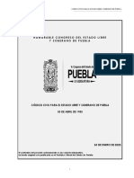 CODIGO CIVIL DEL ESTADO LIBRE Y SOBERANO DE PUEBLA 24enero2020 PDF