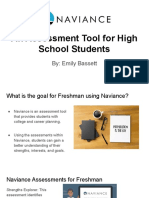 Naviance An Assessment Tool For High School Students