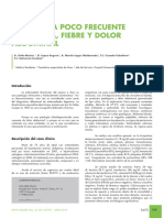 Una causa poco frecuente de diarrea, fiebre y dolor abdominal