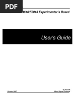 MSP 430 User Guide