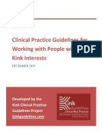 Clinical Practice Guidelines For Working With People With Kink Interests