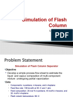 Simulation of Flash Column: S.P.Kodolikar