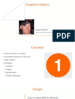 Singleton Pattern: Bryan Hansen