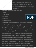 Plant Growth Hormones Pharmacognosy 1 PDF