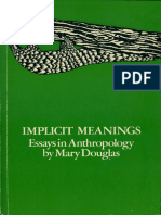 Douglas, Mary - Implicit Meanings. Essays in Anthropology by Mary Douglas