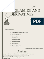 Amines, Amide and Derivatives: Edit and Compiled By: Hafiz Abdul Rafay Latif Kayani
