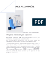 Salbutamol para Inhalador