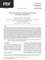 Download Environmental Impact and Impact Assessment of Desalination by io7303 SN45500098 doc pdf