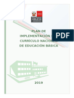 6 25junio2019 PLAN DE IMPLEMENTACION DEL CURRICULO