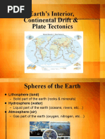 Earth's Interior, Continental Drift & Plate Tectonics