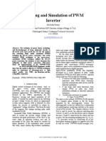 Modeling and Simulation of PWM Inverter