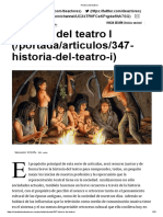 Historia Del Teatro I