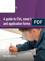 A Guide To CVS, Cover Letters and Application Forms: Careers